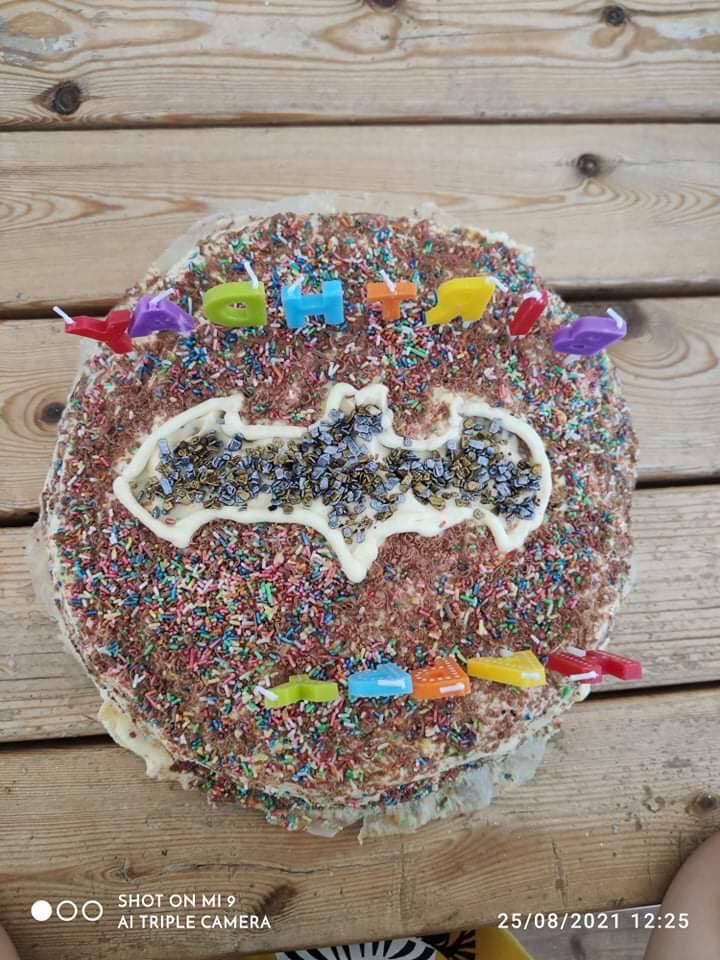 Batman birthday cake